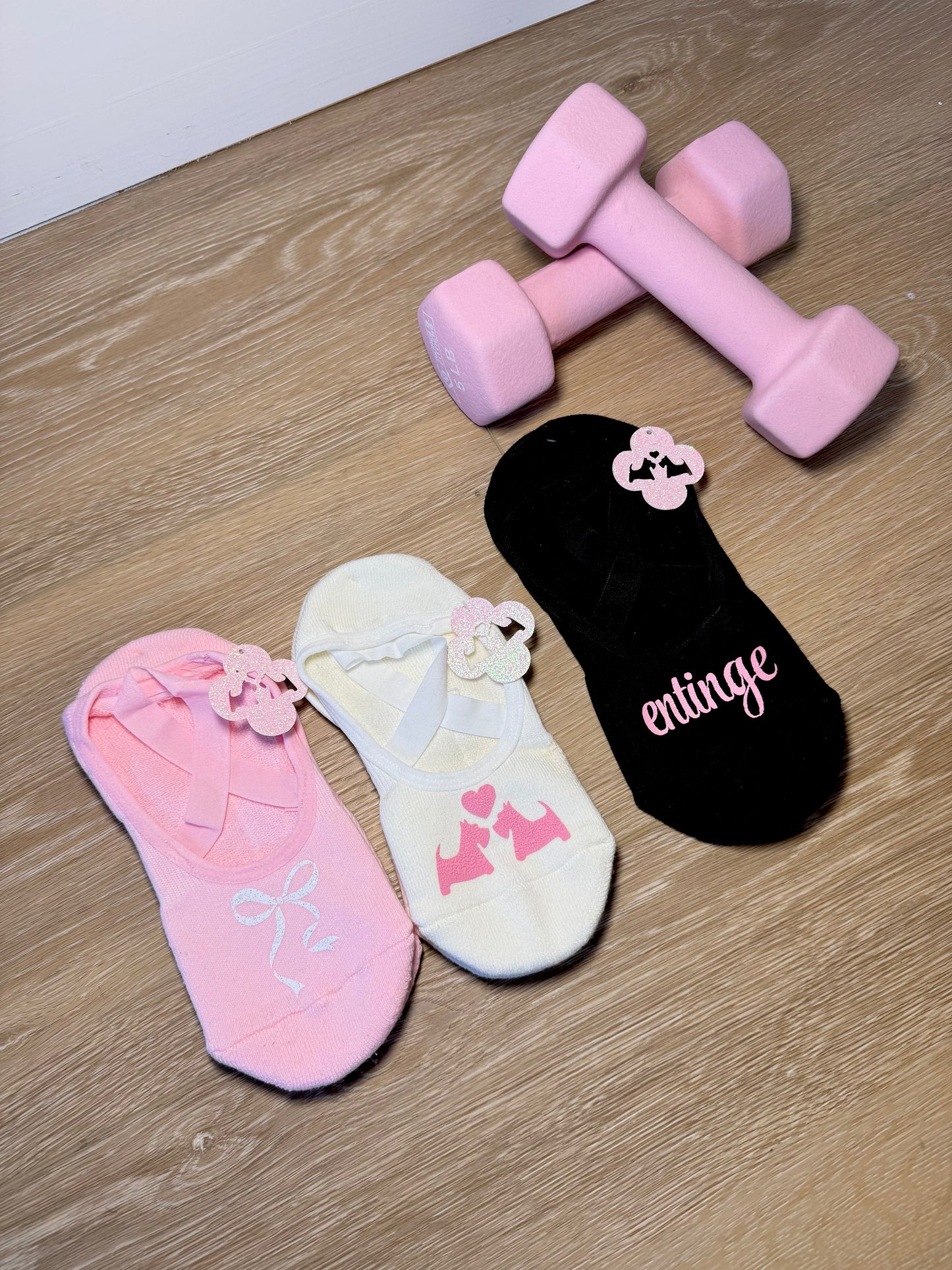 Pilates Princess Grip Socks - Bubblegum Pink