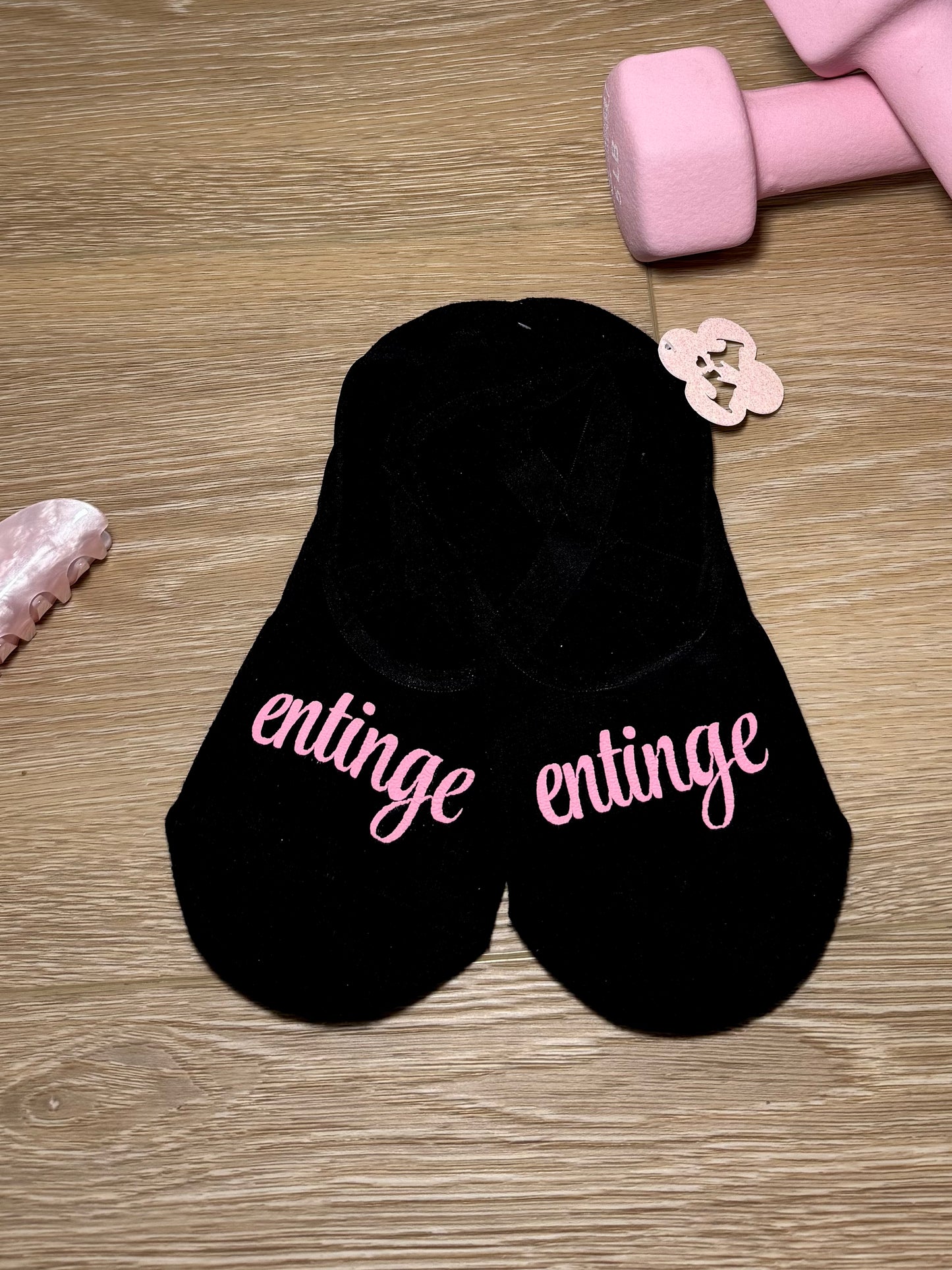 Pilates Princess Grip Socks - Cat Black