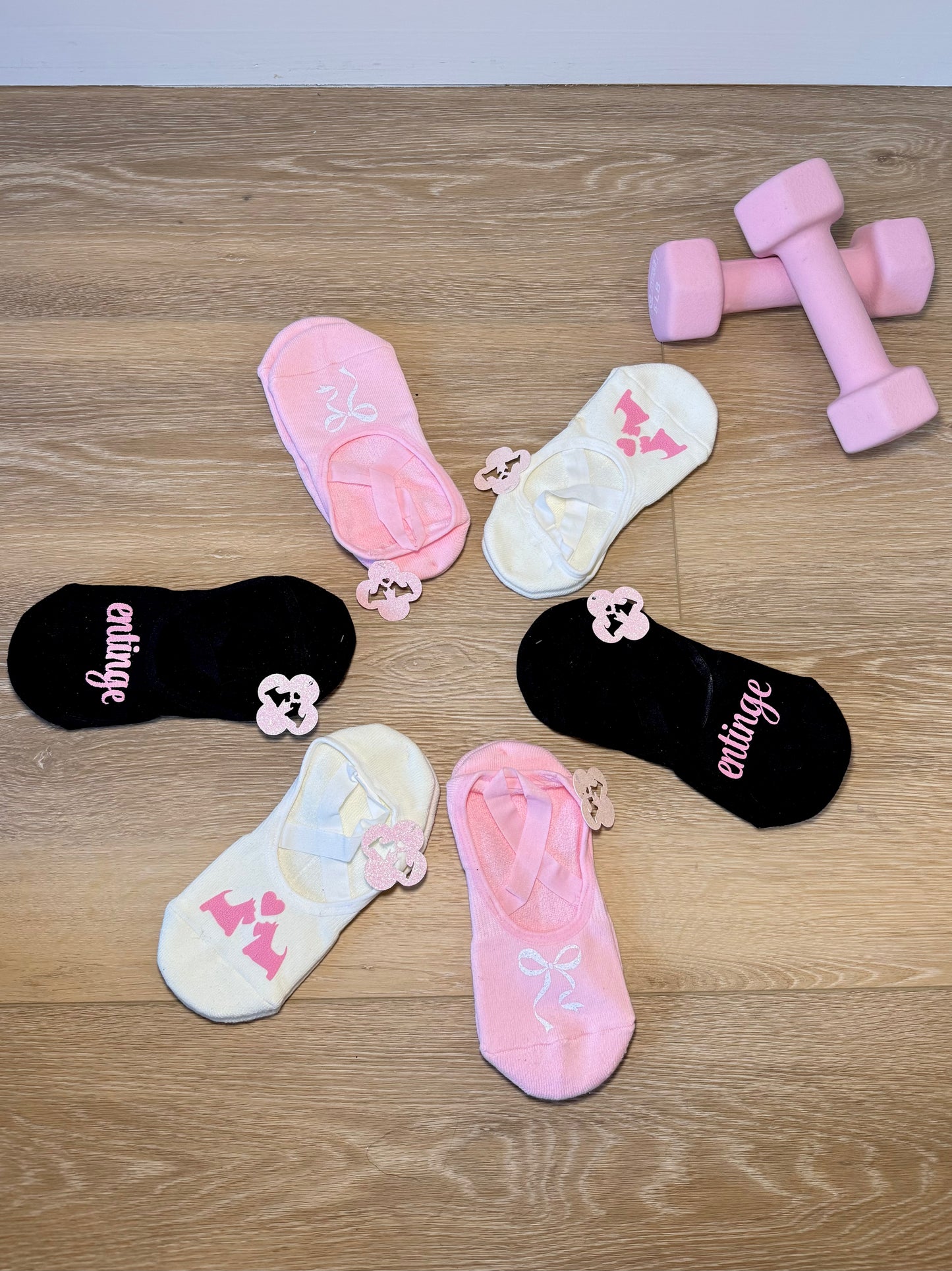 Pilates Princess Grip Socks - Bubblegum Pink